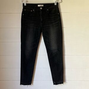 Moussy Vintage MVS Skinny Raw Hem Denim Jeans